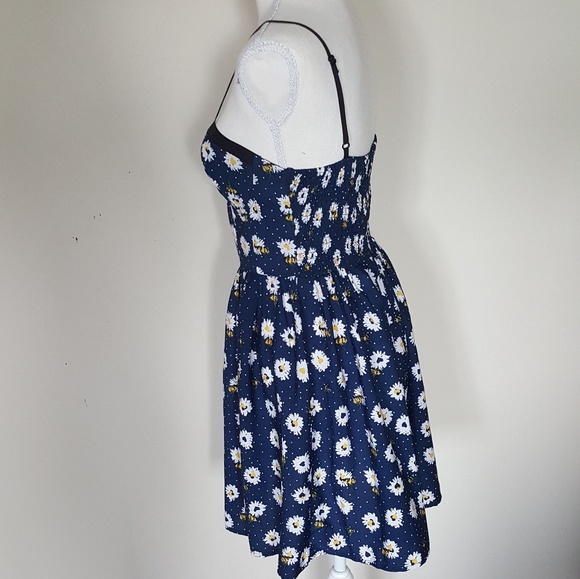 Blue floral spaghetti strap dress - Picture 6 of 6